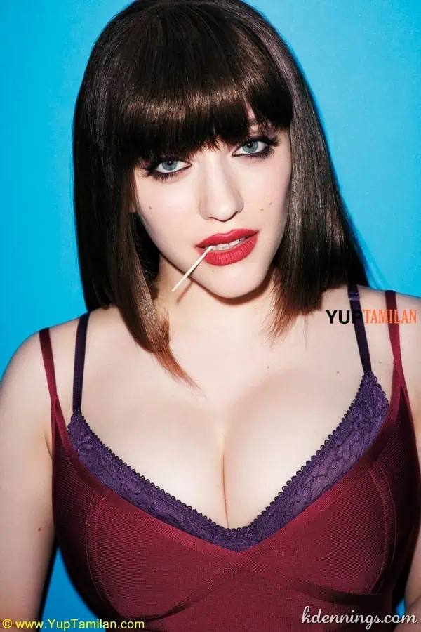 Kat Dennings Hottest Deep Cleavage Pics 2