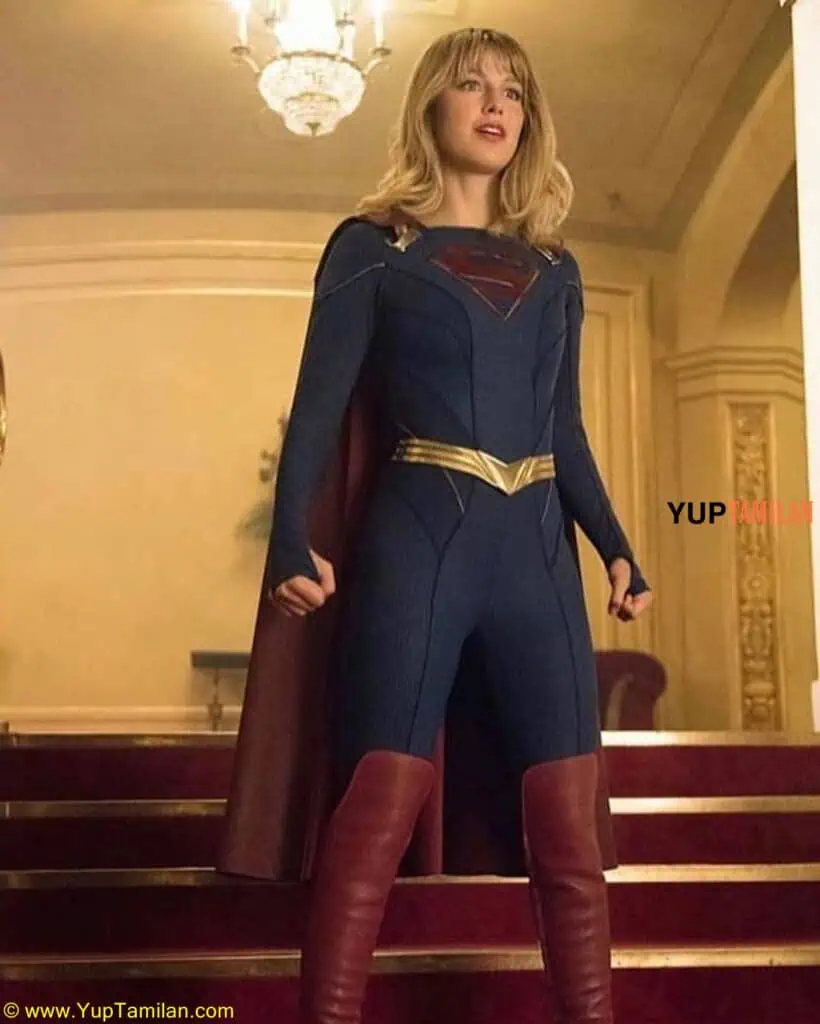 Melissa Benoist Cute Fuuny Photos in Super Girl Constume 15