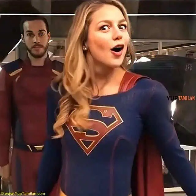 Melissa Benoist Cute Fuuny Photos in Super Girl Constume 21