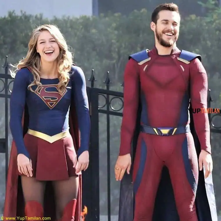 Melissa Benoist Cute Fuuny Photos in Super Girl Constume 28