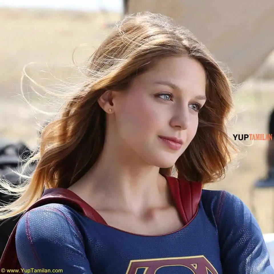 Melissa Benoist Cute Fuuny Photos in Super Girl Constume 29