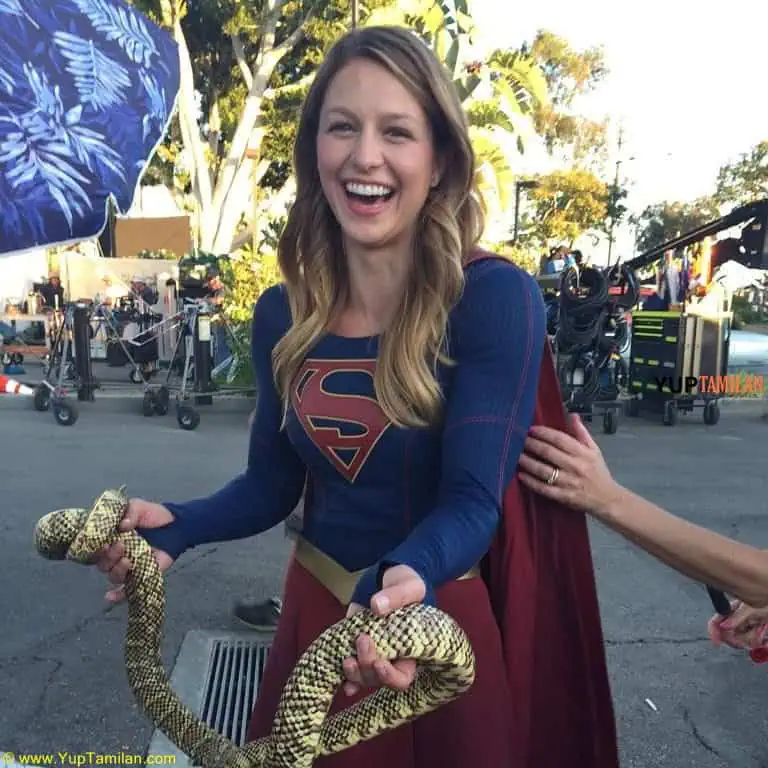 Melissa Benoist Cute Fuuny Photos in Super Girl Constume 37