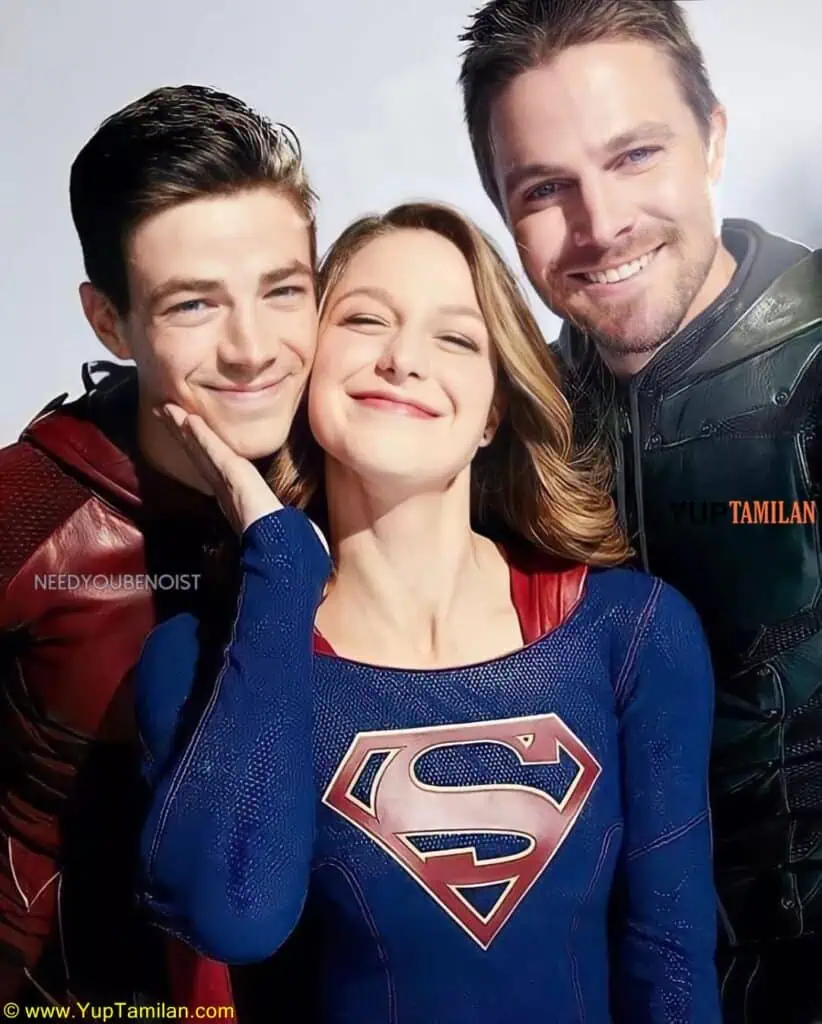 Melissa Benoist Cute Fuuny Photos in Super Girl Constume 9